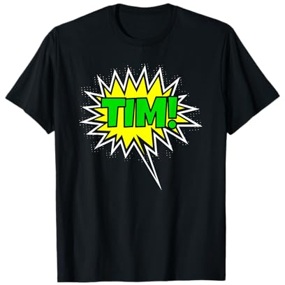 Tim Name Vorname Comic Sprechblase Lustiges T-Shirt