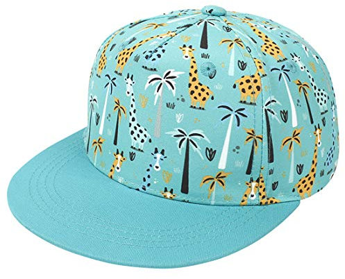 Yixda Baby Kappe Sonnenhut Kinder Hiphop Baseballmütze Junge Mädchen Snapback Cap (4-8 Jahre, Giraffe)