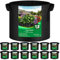JNYONG Lot de 12 Sacs de Culture en Tissu Non tissé épais de 7 gallons avec poignées