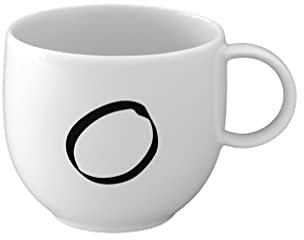 like. by Villeroy & Boch - Letters Mug O, 380ml, Premium Porcelain, White