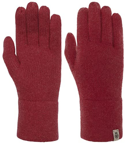 Roeckl Pure Cashmere Handschuhe Kaschmirhandschuhe Fingerhandschuhe Damenhandschuhe Wollhandschuhe (One Size - rot)