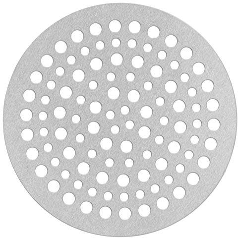 Filtro di scarico per pavimento in acciaio inox griglia di scarico rotonda per doccia griglia di scarico per bagno cucina WC (68 mm)