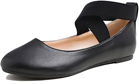Feversole Women's Suede Macaroon Colorful Memory Foam Cushion Ballet Flat