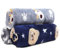 COMSLE Hundedecke Katzendecken Waschbar und Flauschig, 3 Pack Weiche Warme Fleece Haustier Decken für Kleine Mittlere Hunde Katzen, Haustierdecke Schlafmatte für Sofa Bett, Grauer Hund 60 * 40CM