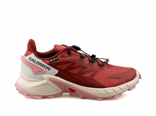 Salomon Chaussures de randonnée Supercross 4 GTX W pour femme, Cow Hide Syrah Blush, 38.5 EU
