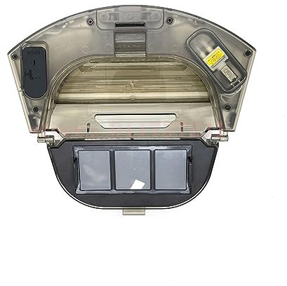 GORMEL Réservoir d'eau d'origine 2 en 1 avec Station de Chargement de boîte à poussière Compatible for Les pièces d'accessoires d'aspirateur Robot Imou L11 avec Filtre Hepa (Color : Black-1)