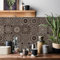 HORIWE Adesivi per piastrelle marocco, 24 pezzi, 20 x 20 cm, in PVC, autoadesivi, per cucina, bagno, armadio, mobili, tavolo