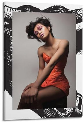 GUOYIN Poster mit zwölf Sternzeichen, Motiv: Stier, dekorative Leinwand, Familie, Schlafzimmer, Kunstwerk, Bild, Gemälde, 60 x 90 cm