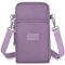 Aucuu Handytasche zum Umhängen Damen, Kleine Umhängetasche mit Kopfhörer Eingang, Geldbörse Damen, Crossbody Schultertasche Handytasche, Verstellbar Abnehmbar Schultergurt für Handy 7 Zoll