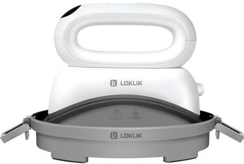LOKLIK Impress Hat Heat Press - Mini Heat Press for Fabric Hat Printing, HTV Heatpress Machine - Crafting Tool for Headwear with Adjustable Temperature Controls