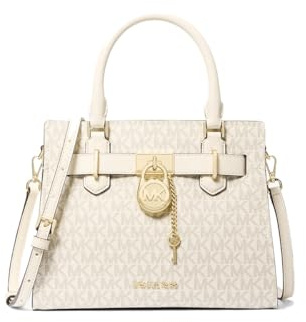 Michael Kors Handtasche für Damen Hamilton Small Satchel, Helles Cremefarben