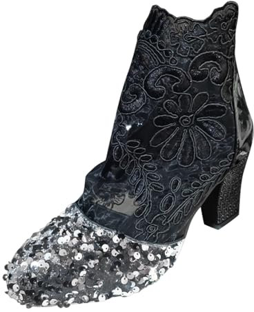Stivali Donna Gambale Curvy Stivaletti Bassi Donna Stivali Donna con Tacco Stivali Donna Alti Fino al Ginocchio di Jeans Stivali Alti Neri Donna Fino al Ginocchio Stivali al Ginocchio Donna con