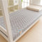 Japanische Bodenmatratze, Futon-Matratze, volle Größe, 10,2 cm, dicke Isomatte, faltbare und tragbare Schwamm-Latex-Matratze für Bodenschlafsaal, Etagenbetten, Grau (90 x 190 x 6 cm)