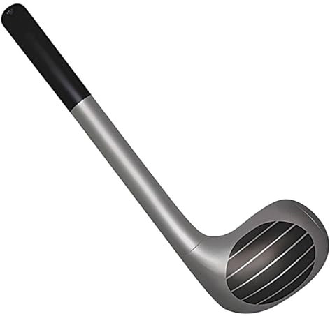 Vaulted Skulls & Co Aufblasbarer Golfschläger | aufblasbarer Golfschläger | Golf-Party-Dekorationen | Golf-Partyzubehör | Golfclub-Party-Requisite | Silber | 68,6 cm (2)