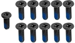 JINTAI Schrauben Schraubensatz Basisschrauben Notebook Screws für ASUS Chromebook CX1400 CX1500 schwarz