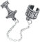 Alchemy Gothic Thor Donner Earcuff Women Ear Clip Silver-Coloured, Pewter,