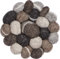myfelt Hardy Topfuntersetzer, Schurwolle, Dunkelgrau, Ø 20 cm, bis 300 ° hitzebeständig