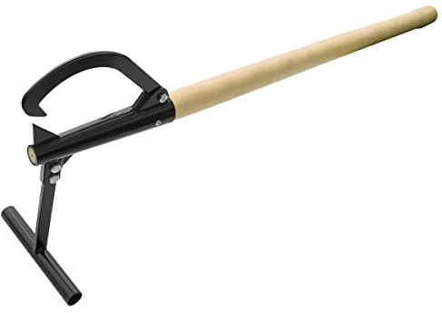 Earth Worth 83-DT5219 Timberjack Holzheber, Holzgriff, 121 cm, schwarz, 48 Inch