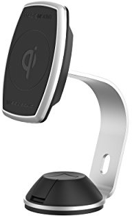 Scosche MPQ2OH MagicMount Pro Charge 10W Qi-Certified Wireless Fast Charge Magnetic Phone Mount Holder for the Home or Office