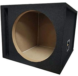 Bass Rockers 30,5 cm (12 Zoll) Auto-Subwoofer-Gehäuse mit Federklemme, schwarzer Teppich