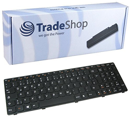 Trade-Shop Original Tastatur Notebook Keyboard Deutsch QWERTZ für Lenovo IdeaPad G500 G505 G505A G505AM G510 G510A G510AM G700 G710 (Deutsches Tastaturlayout)