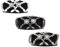 MAYBEAN Magic Beads Hair Clips Double Hair Combs Elastic DIY Hair Accessories Stretchy Hair Styling Tool 3 Pieces