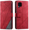 SONWO Coque pour Huawei P40 Lite, Etui en Cuir PU Portefeuille Housse Fermeture Magnétique und Flip pour Huawei P40 Lite, avec Fermeture Magnétique, Rouge