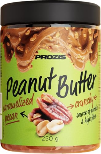 Prozis Burro Arachidi 250 gr - aromatizzati multi gusti a scelta (noci pecan caramellate)
