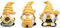 Hodao 3 PCS Bumble Bee Spring Gnome Decorations Honey Bee Gnomes Ornaments World Bee Day Decorations Gifts Fall Thanksgiving Gnomes Figurines Honey Bee Birthday Gifts for Mom,Grandma, Women