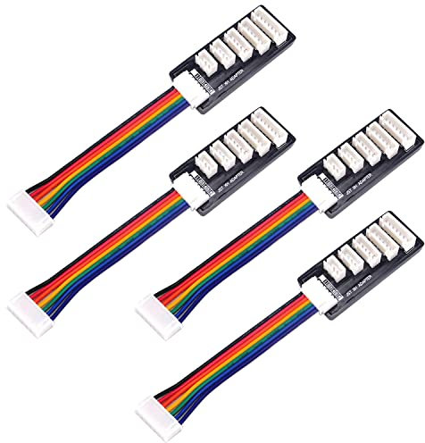GTIWUNG 4PCS Lipo Balance Board Battery Charger JST XH Balance Charging Expansion Board for 2S-6S LiPo Battery