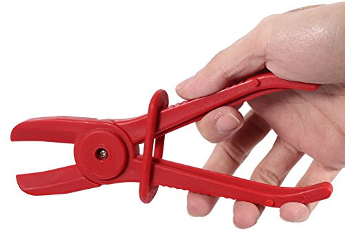 Tyenaza 3Pcs Nylon Hose Clamp Tool Set, Flexible Hose Line Clamp Plier Nylon Brake Fuel Water Line Clamp, Hose Clamp Tool Set Hose Pinch Off Pliers Set Mixed Sizes