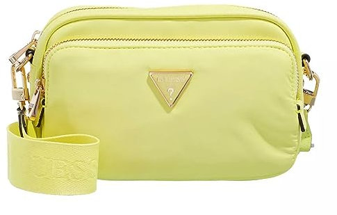 GUESS Eco Gemma Mini Crossbody Camera Bag Light Lime