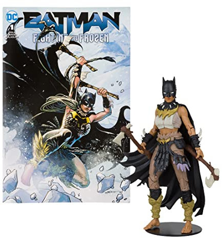 McFarlane DC Direct Page Punchers Batgirl 17,8 cm Actionfigur – Join The Stoic Batgirl in a Frozen Epic with Exclusive Batman Comic