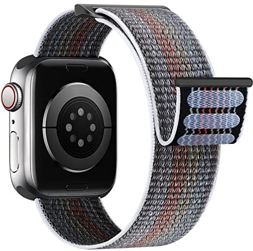 Yoohoo Nylon Straps Compatible with Apple Watch Straps 44mm 45mm 46mm 49mm 42mm(Series 3/2/1) Women Men,Upgraded Soft Nylon Replacement WatchBands for iWatch Series 11 10 9 8 7 6 5 4 3 2 1 SE3 Ultra3