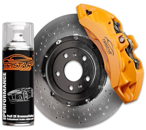 TRISTARcolor 2K brake caliper paint Energy Orange spray can spray can spray paint spray paint 400ml quick-drying