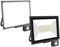 Willpower 2PCS Projecteurs LED Extérieur 100W 10000LM Avec Detecteur de Mouvement Spot LED Blanc Froid 6000K IP66 Etanche Eclairage Exterieur Lumière de Sécurité LED pour Jardin Patio Garage