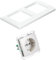 Bundle aus Schneider Electric Elso 264204 Rahmen 2-Fach JoySteckdosen und Schalter, REINWEIchneider Electric Elso 265004 SCHUKO Steckdose 16A Joy mit Steckklemme, Schutzkontaktsteckdose