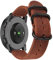 KUWAI Armbänder für Suunto 9 Titanium Armband, PU Weich Leder mit Schnalle Rostfreiem Stahl Armband für Suunto 9 Titanium Armbänder für Herren Damen Armband mit Suunto 9 Titanium (B)