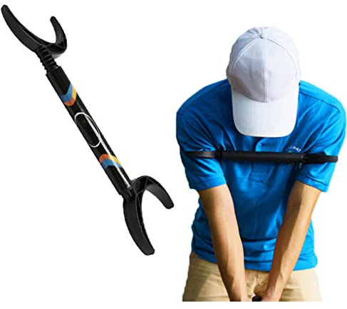 DACAIJIUWO Golfschwung-Trainer – Horn-Schnitt-Übungsgerät, langlebiges Gestenausrichtungs-Putting-Training, Leitfaden für Golfschwung-Trainingshilfen im Freien für Anfänger