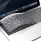 GPXIIZ Cubierta del Teclado Compatible con 2021 2020 MacBook Air 13 Pulgadas M1 A2337 A2179 con Retina & Touch ID, Protector Cubierta de Teclado, US Layout, Transparente