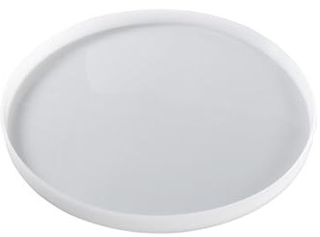 Sghtil Stampo rotondo in silicone, 50 cm, stampi in resina epossidica, grandi stampi per piano in resina, per la fabbricazione di tavoli, vassoi, ecc