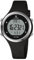 Timever Montre Femme Digitale avec Bracelet en Silicone,Alarme, Chronomètre,Date,Eclairage,Compte à rebours, Deuxième Fuseau horair,Snooze AllBlack