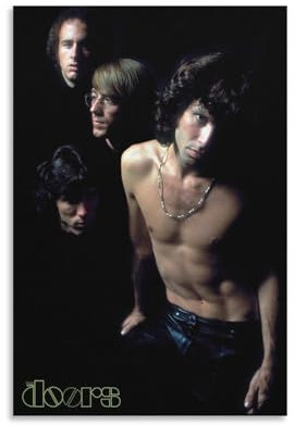 KPOKAHT Jim Morrison Leinwand-Kunstdruck, Poster, Foto, Gemälde, Poster, Raumdekoration, 20 x 30 cm