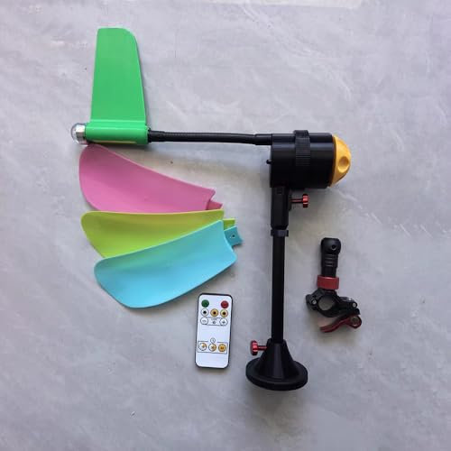 Molinos de Viento, Kit de Generador de Turbina Eólica Pequeña DIY con Tira de Luz, Generador de Turbina Eólica