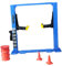 harayaa Diorama 1/64 Outils de Garage Kit de réparation Simulation Baril de Miniature Atelier Automobile, Ascenseur de Couleur Bleue
