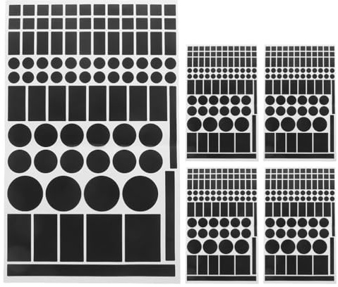 Artibetter 5feuilles Cache-LED Auto-adhésif pour Appareils Électroniques Film Occultant pour LED Stickers Anti-lumière pour Téléviseurs et Autres Appareils