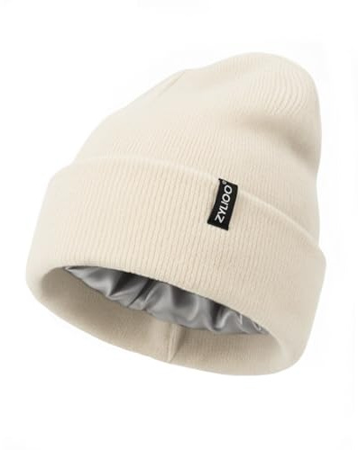 Zylioo XS/S/M/XL/XXL/3XL stickad mössa för stort huvud, vintermössa, beanie, mössa med paraply, överdimensionerad vinter, varm, stickad mufflad klockmössa