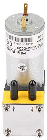 Asixxsix Micro Pompa per Vuoto 24 V 0,4-1 L/min con Lunga Durata per Apparecchiature Laboratorio