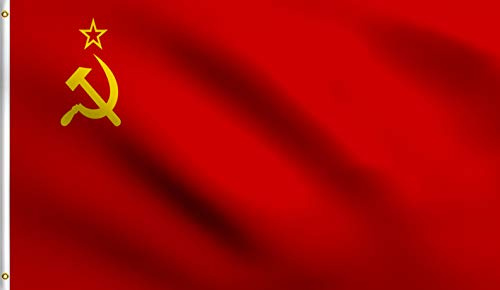 Unión Soviética Urss Unión De Repúblicas Socialistas Soviéticas Nacional Bandera Resistente Al Clima Flag Pancarta Para Eventos Deportivos Barra Fiesta 3X5Ft