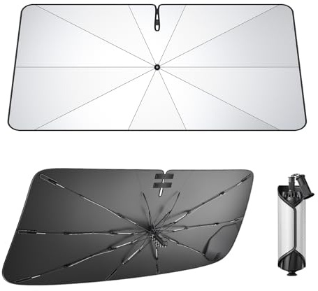 BIXUAN Parasol para Parabrisas Compatible con Mini Cooper/J01/F65/F66/F67 2024 2025 2026 Paraguas Parabrisas Parabrisas Parabrisas Parasol Parasol Aislamiento térmico protección UV Accesorios